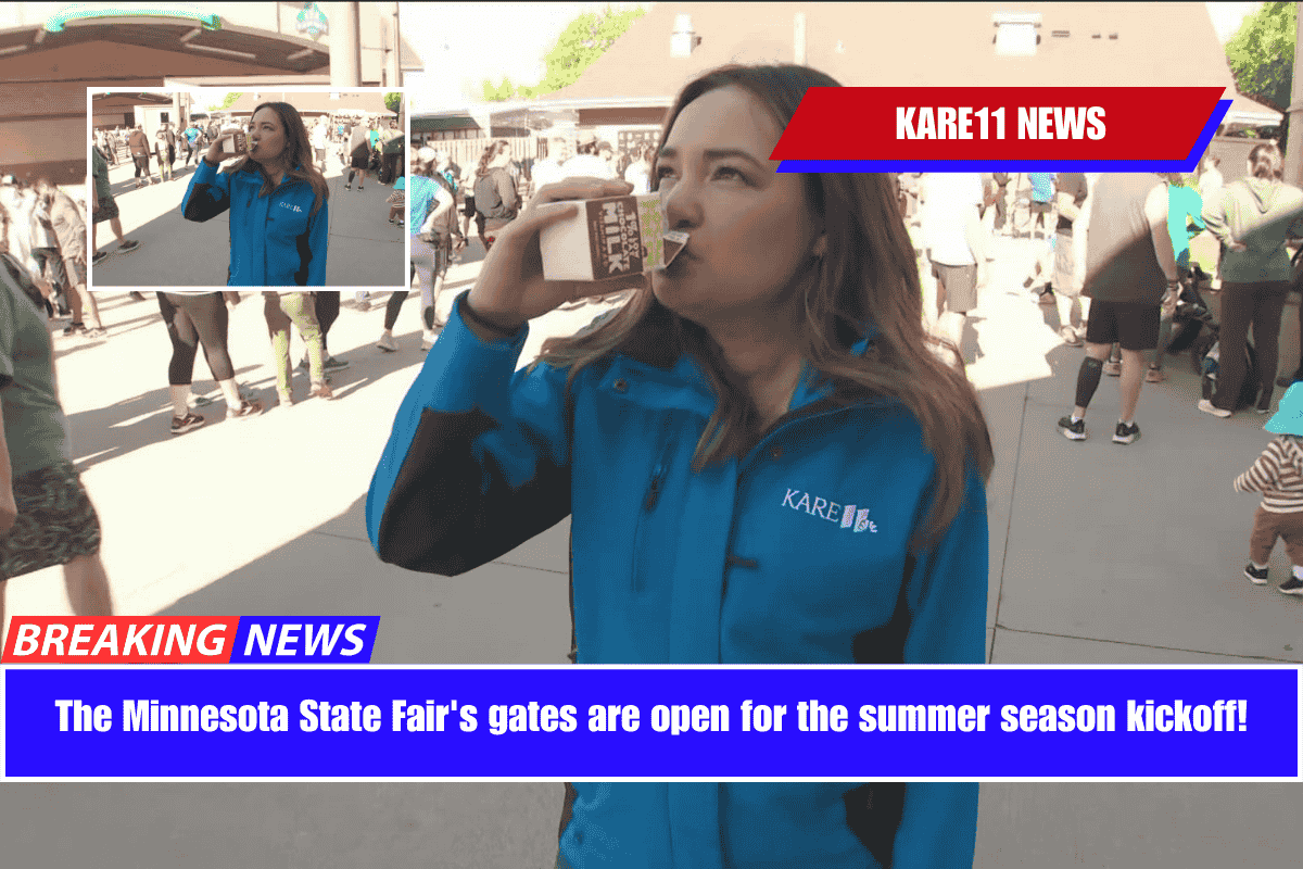 The Minnesota State Fair's gates are open for the summer season kickoff!