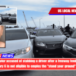 The prosecutor accused of stabbing a driver after a freeway fender collision on January 6 is not eligible to employ the stand your ground defense