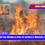 There is a Red Flag Warning in effect for portions of Minnesota. On Saturday