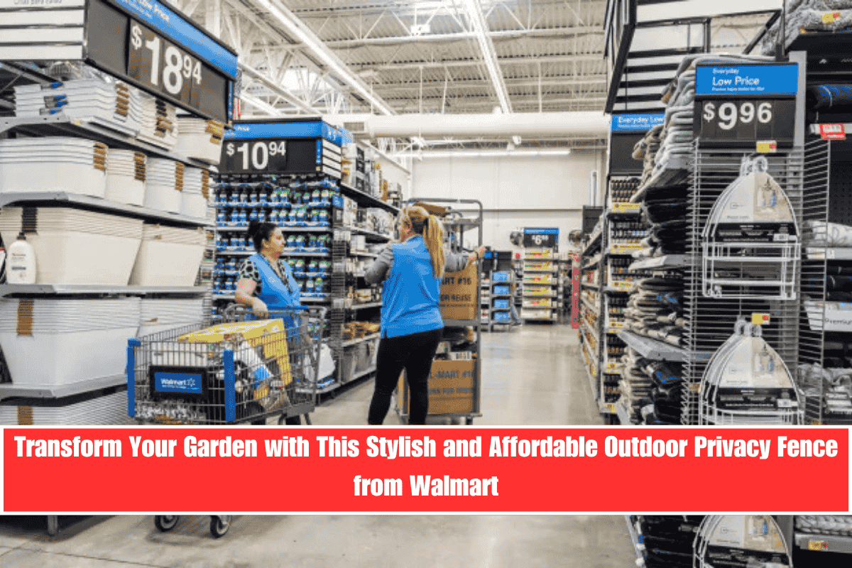 Transform Your Garden with This Stylish and Affordable Outdoor Privacy Fence from Walmart
