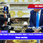 Trump and the South African president share a harsh exchange in the White House meeting