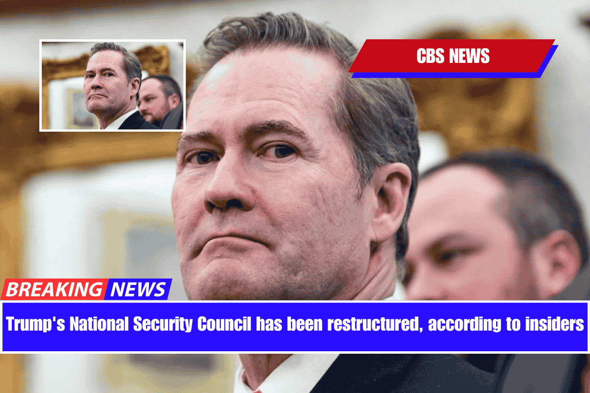 Trump's National Security Council has been restructured, according to insiders