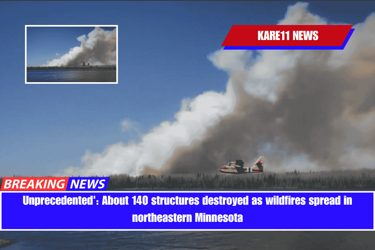 Unprecedented' About 140 structures destroyed as wildfires spread in northeastern Minnesota