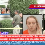 You better believe it if your partner threatens your life. Mom cautions others after her son, a Navy sailor, is supposedly killed by his wife, calling him an example.