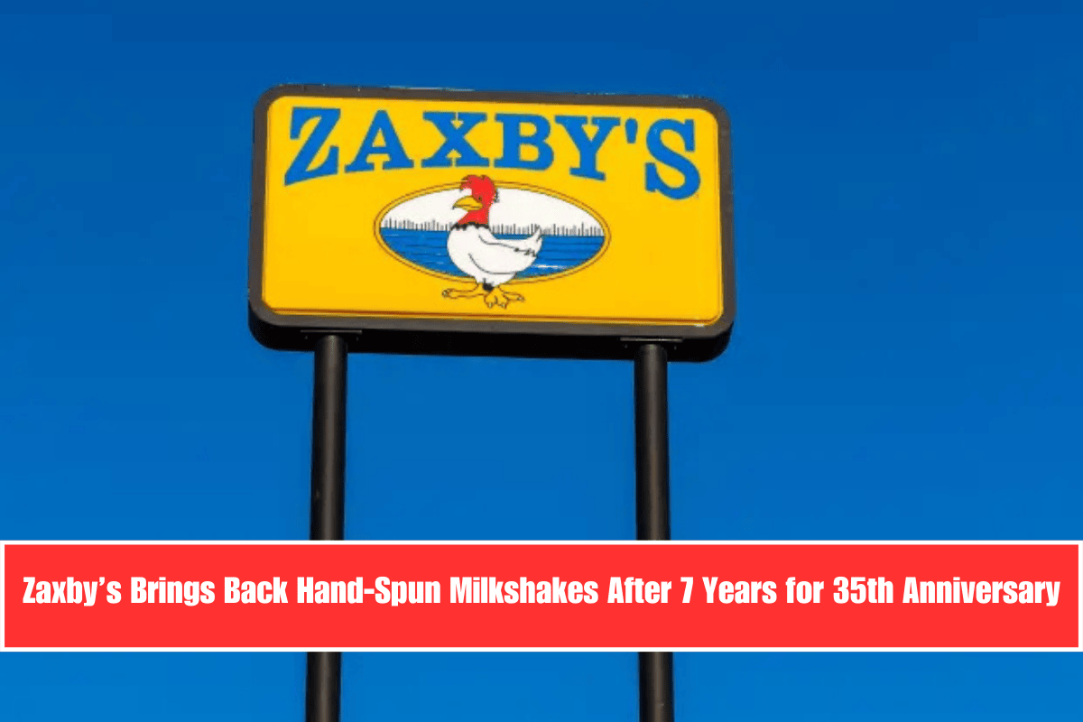 Zaxby’s Brings Back Hand-Spun Milkshakes After 7 Years for 35th Anniversary